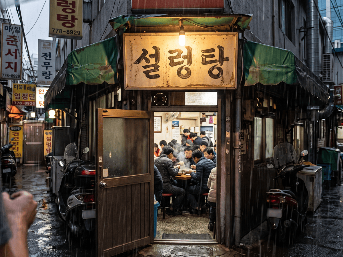 明洞から5分 🍲 地元民が通う熱々のスープ、クッパの名店 (韓国ローカルグルメガイド)