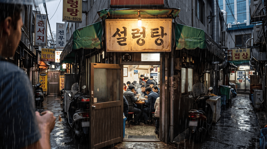 明洞から5分 🍲 地元民が通う熱々のスープ、クッパの名店 (韓国ローカルグルメガイド)